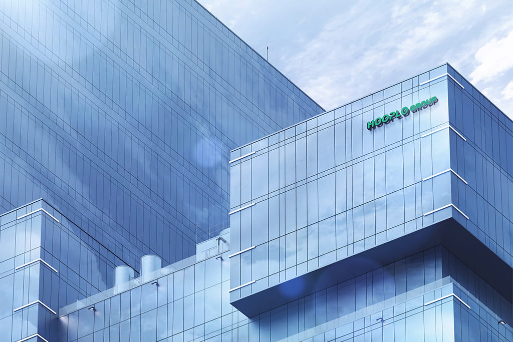 Office building of Hooplo Group, headquarters of a global manufacturer providing indoor playground equipment and complete entertainment solutions