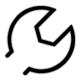 Indoor playground installation service icon representing installation guidance and technical support