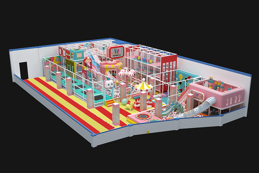 After a Successful First Playground, Our Tanzania Client Built a Bigger 350㎡ Indoor Playground
